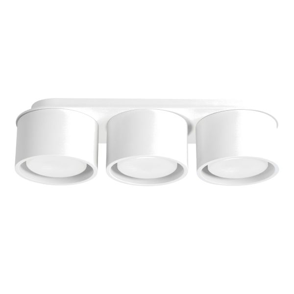 Plafonniers Aluminium Blanc Gx53 3 MODO