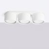 Plafonniers Aluminium Blanc Gx53 3 MODO