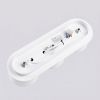 Plafonniers Aluminium Blanc Gx53 3 MODO