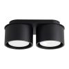 Plafonniers Aluminium Noir Gx53 2 MODO