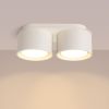 Plafonniers Aluminium Beige Gx53 2 MODO