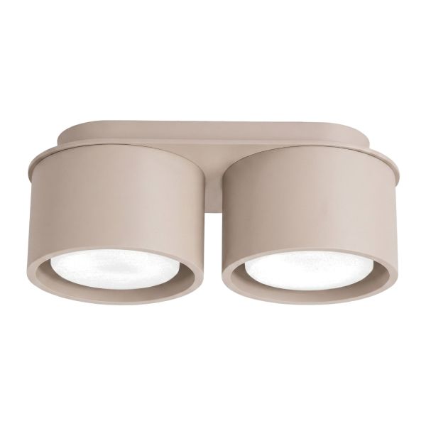 Plafonniers Aluminium Taupe Gx53 2 MODO