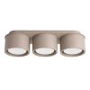 Plafonniers Aluminium Taupe Gx53 3 MODO