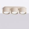 Plafonniers Aluminium Taupe Gx53 3 MODO