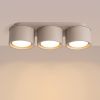 Plafonniers Aluminium Taupe Gx53 3 MODO