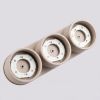 Plafonniers Aluminium Taupe Gx53 3 MODO