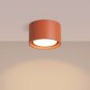 Plafonniers Aluminium Ocre Rouge Gx53 1 MODO