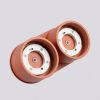 Plafonniers Aluminium Ocre Rouge Gx53 2 MODO