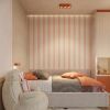 Plafonniers Aluminium Ocre Rouge Gx53 3 MODO