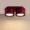 Plafonniers Aluminium Bordeaux Gx53 2 MODO
