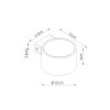 Appliques murales Aluminium Vert Olive Gx53 1 MODO