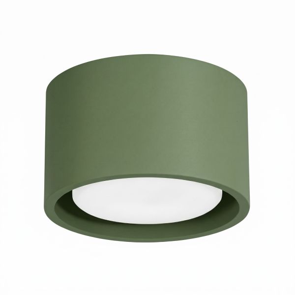 Plafonniers Aluminium Vert Olive Gx53 1 MODO
