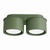 Plafonniers Aluminium Vert Olive Gx53 2 MODO