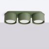 Plafonniers Aluminium Vert Olive Gx53 3 MODO