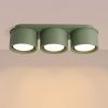 Plafonniers Aluminium Vert Olive Gx53 3 MODO