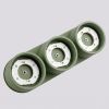 Plafonniers Aluminium Vert Olive Gx53 3 MODO