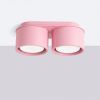 Plafonniers Aluminium Rose Gx53 2 MODO