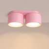 Plafonniers Aluminium Rose Gx53 2 MODO