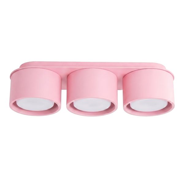 Plafonniers Aluminium Rose Gx53 3 MODO
