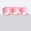 Plafonniers Aluminium Rose Gx53 3 MODO