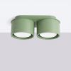 Plafonniers Aluminium Sauge Gx53 2 MODO