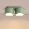 Plafonniers Aluminium Sauge Gx53 2 MODO