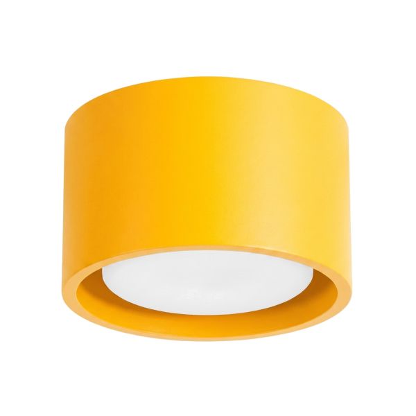 Plafonniers Aluminium Jaune Gx53 1 MODO