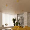 Plafonniers Aluminium Jaune Gx53 1 MODO