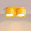 Plafonniers Aluminium Jaune Gx53 2 MODO