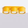 Plafonniers Aluminium Jaune Gx53 3 MODO