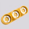Plafonniers Aluminium Jaune Gx53 3 MODO