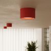 Plafonniers Aluminium Rouge Gx53 2 MODO