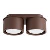Plafonniers Aluminium Marron Gx53 2 MODO