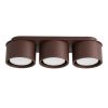 Plafonniers Aluminium Marron Gx53 3 MODO