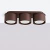 Plafonniers Aluminium Marron Gx53 3 MODO