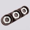 Plafonniers Aluminium Marron Gx53 3 MODO