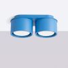 Plafonniers Aluminium Bleu Gx53 2 MODO