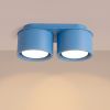 Plafonniers Aluminium Bleu Gx53 2 MODO
