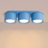 Plafonniers Aluminium Bleu Gx53 3 MODO