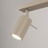 Plafonniers Acier Taupe GU10 2 RING