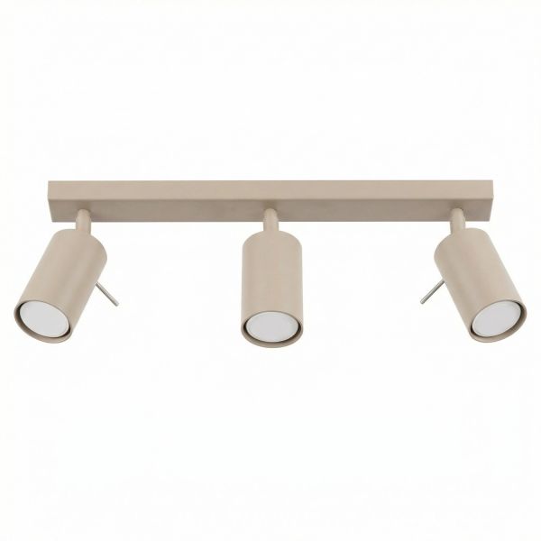 Plafonniers Acier Taupe GU10 3 RING