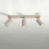 Plafonniers Acier Taupe GU10 3 RING