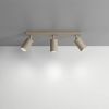 Plafonniers Acier Taupe GU10 3 RING