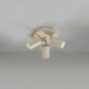 Plafonniers Acier Taupe GU10 3 RING