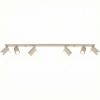 Plafonniers Acier Taupe GU10 6 RING