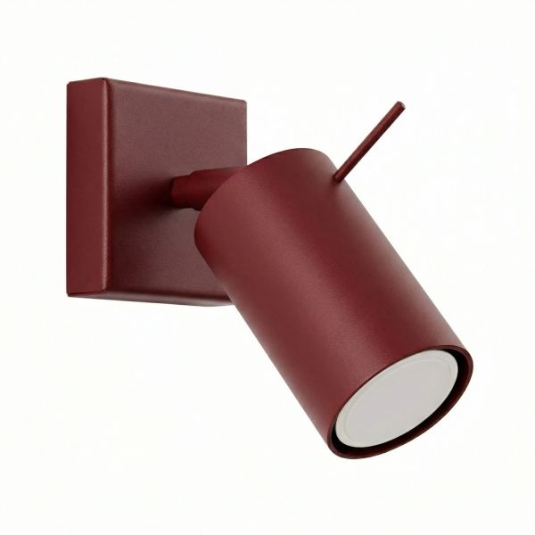 Appliques murales Acier Bordeaux GU10 1 RING