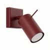 Appliques murales Acier Bordeaux GU10 1 RING