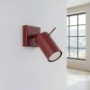 Appliques murales Acier Bordeaux GU10 1 RING