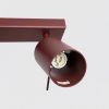 Plafonniers Acier Bordeaux GU10 2 RING