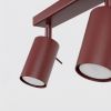 Plafonniers Acier Bordeaux GU10 2 RING